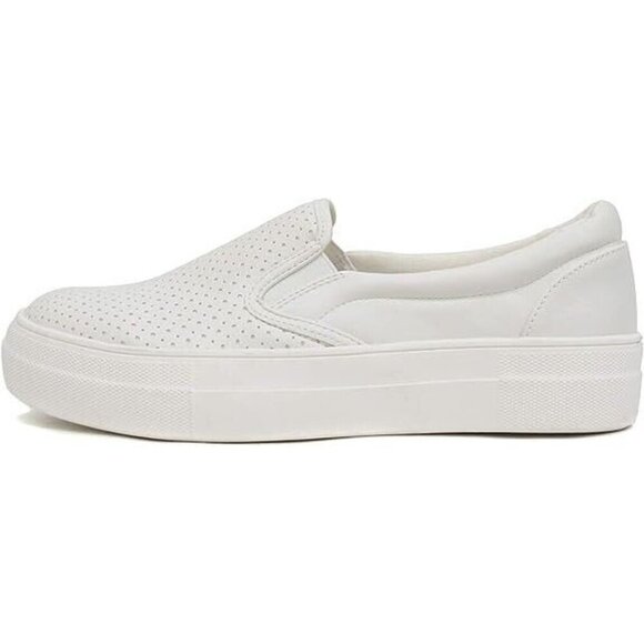 Soda Flat Women Shoes Slip On Loafers Casual Sneakers Memory Foam White NEW 10 - Picture 1 of 7